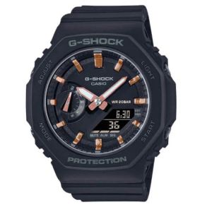 Slank svart G-Shock med Carbon Core Guard | GMA-S2100-1AER