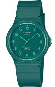 Miljøvennlig grønn Casio klassisk klokke med bioharpiks | MQ-24B-3BEF
