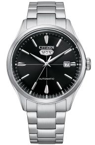 Citizen Automatic herreur i stål | Mekanisk urverk med dag/dato | NH8391-51E