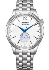 Citizen Automatic herreur i stål | Open heart urverk med blå visere | NH9131-73A