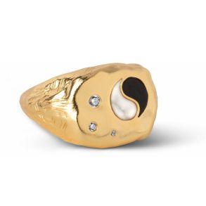 Enamel Chunky Yin Yang 