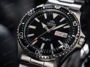 Orient Automatic Diver Black Steel Sapphire 41mm 