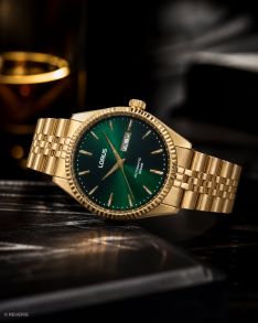 Lorus Mens Golden Green Automatic 42mm 