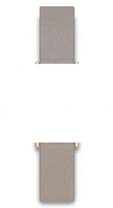 Grey Leather Strap for Skagen Signatur Lille SKW3060 18796 