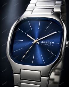 Skagen Denmark Mens Blue Steel 40mm 
