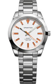 Spartos Astrape White Steel 39mm 