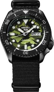 Seiko 5 Green Camouflage Street Style Automatic SRPJ37K1