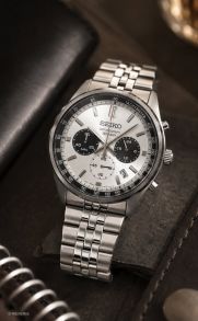 Seiko Mens Steel Sports Chronograph 41mm 