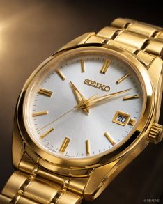 Seiko Mens Golden Classic Sapphire 40mm 