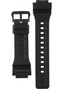 Black Resin Strap for Casio Digital TRT110H / TRT-110H-1AV 10452139 