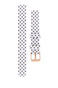 Falkenlund 12mm Easy-Attach White Leather Strap 