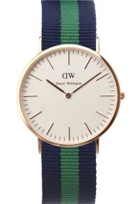 Daniel Wellington Classic Warwick Herreklokke, Rosé gull, 40mm