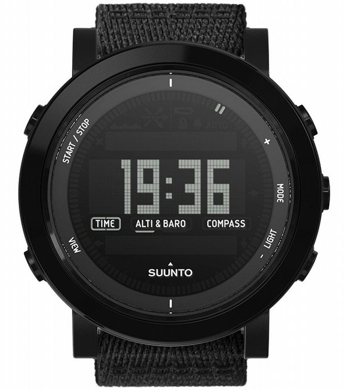 Suunto Essential Ceramic All Black TX - Sort klokke i keramikk med 