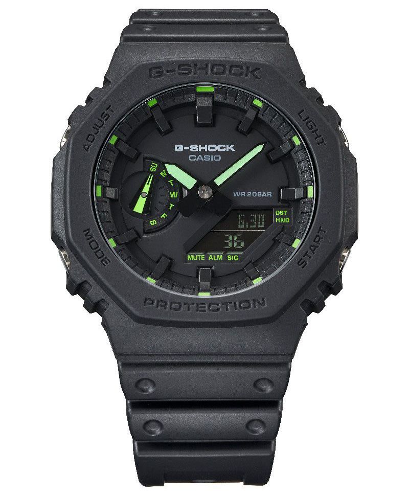 G-Shock Sort grønn sportsmodell med 200M vanntetthet
