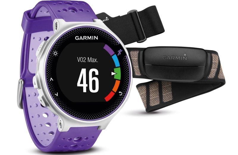 Garmin Forerunner 230 Purple White HR 010 03717 47 RIP