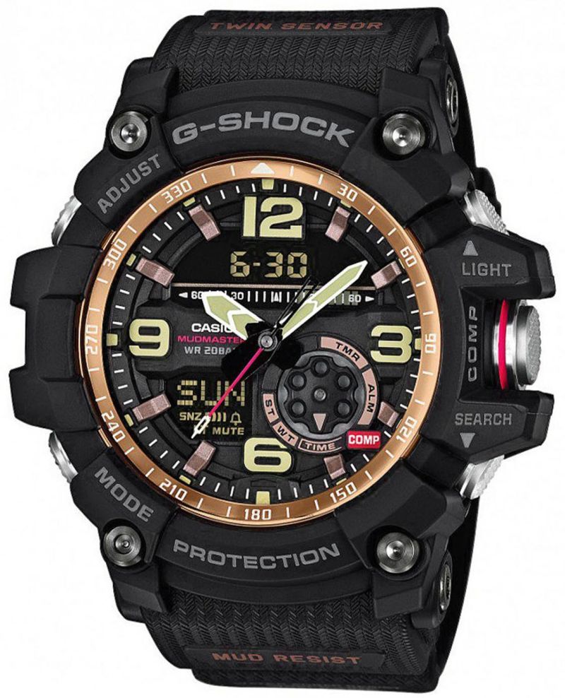 Casio Mudmaster G Shock GG 1000RG 1AER LQ RIP Dykkerklokke i Sort GG 1000RG 1AER