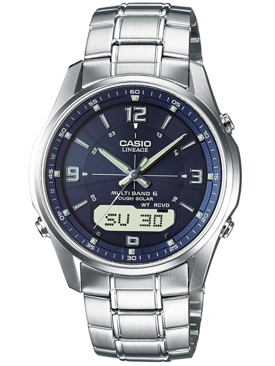 Solcelledrevet Casio Wave Ceptor | Safirglass & radiostyrt