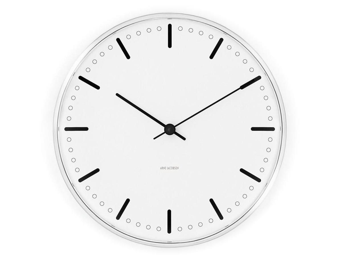 新品 ARNE JACOBSEN wall clock 29cm Arne Jacobsen City Hall Wall Clock 29 cm 43641 - RIP