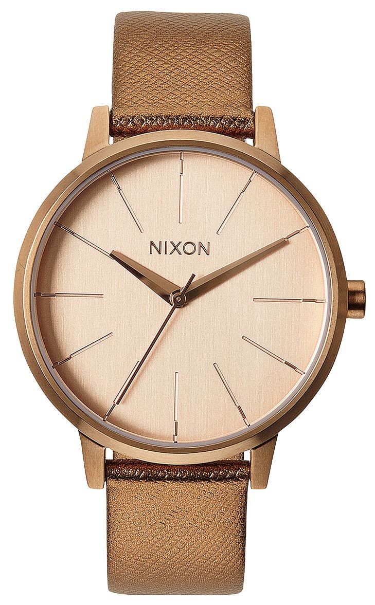 Nixon Kensington Leather Rose Gold Shimmer A108-1923