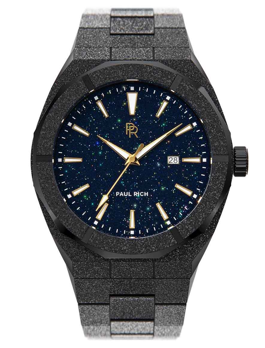 Paul Rich Frosted Star Dust - Black Automatic 42 mm {{material