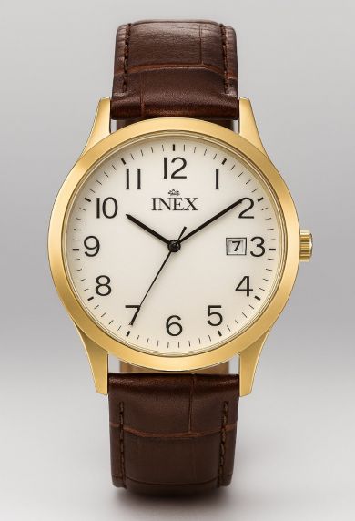 Inex Mens 40mm Golden Classic