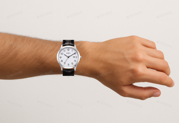 Inex Mens Classic Silver White 40mm