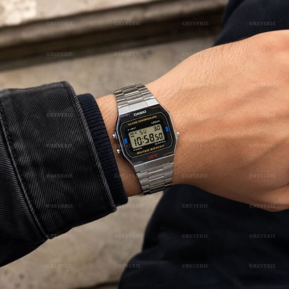 Casio klassisk retro digitalklokke unisex 33mm