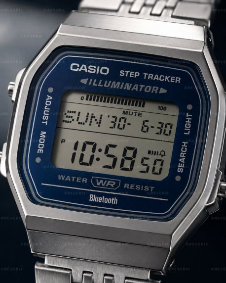 Casio retro digitalklokke med Bluetooth 38mm