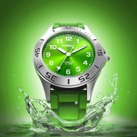 Unngå bekymringer om allergier, kjøp et armbåndsur i titanium - Fibex Titanium 100M FIBEXTIA06