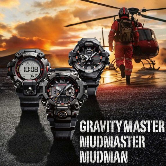 GRAVITYMASTER luftfartsur med solcelle og Flight Log-funksjonalitet | GR-B300EC-1AER