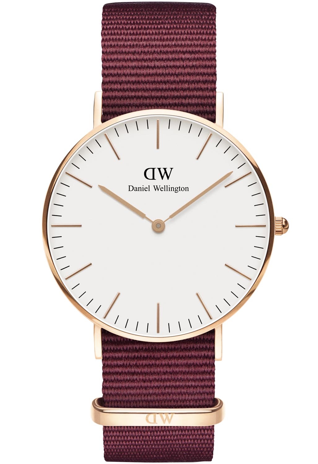 Daniel Wellington Classic Roselyn Rose Gold 36 MM DW00100271 -  Kvarts - Rosegull - Dameklokker - Stoff - Mineral