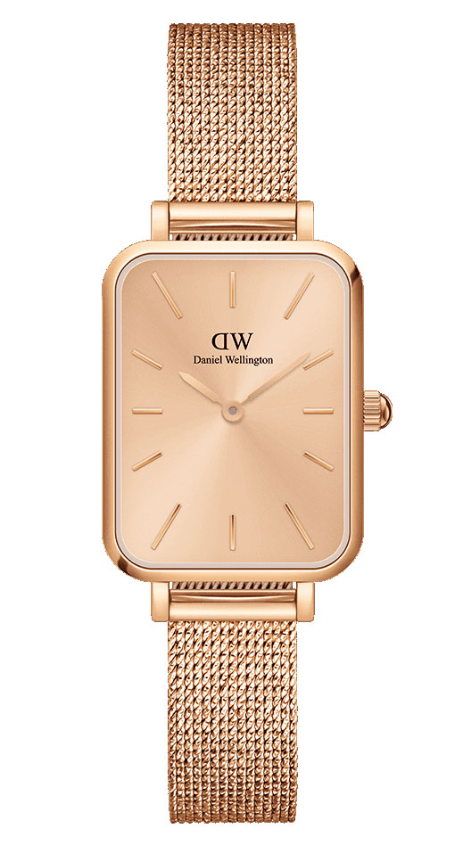 Daniel Wellington DW Watch Quadro Pressed Unitone 20x26mm Rose Gold