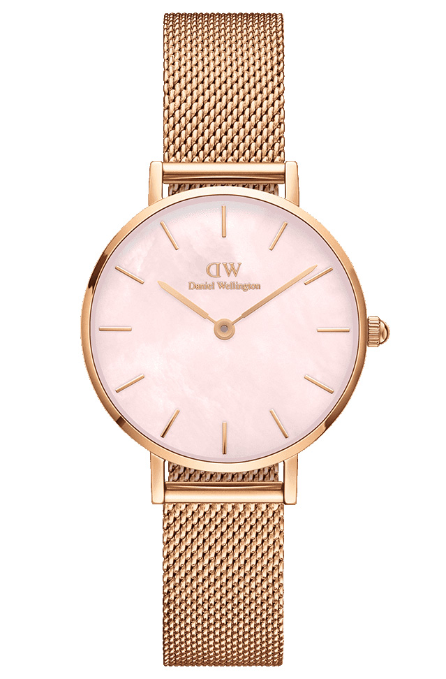 Daniel Wellington DW Watch Petite Melrose Pearl 28mm Rose Gold