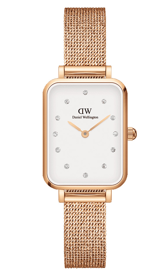Daniel Wellington DW Watch Quadro Lumine Pressed Melrose 20x26mm Rose Gold