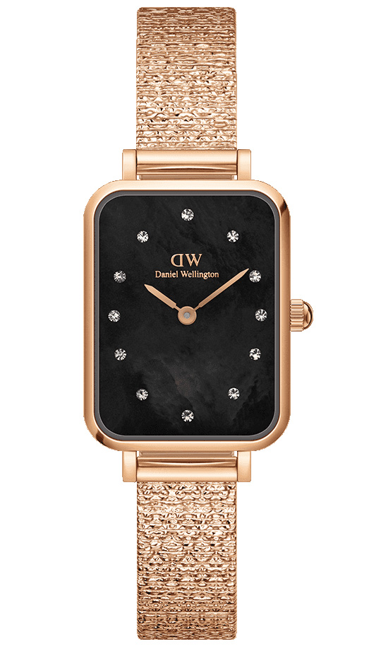 Daniel Wellington DW Watch Quadro Lumine Pressed Piano 20x26mm Rose Gold