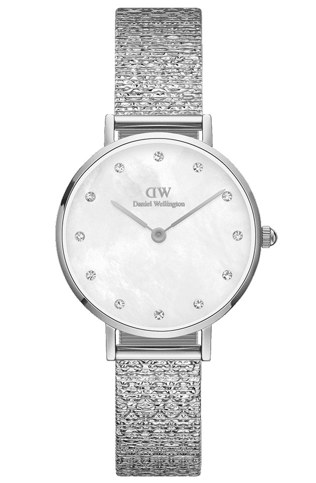 Daniel Wellington DW Watch Petite Lumine Pressed Piano Silver 28mm