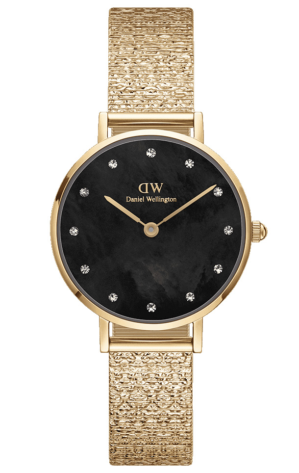 Daniel Wellington DW Watch Petite Lumine Pressed Piano Gold 28mm