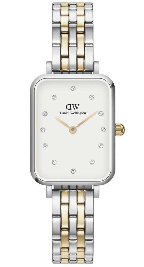 Daniel Wellington DW Watch Quadro Lumine 5-link two-tone 20x26mm Silver