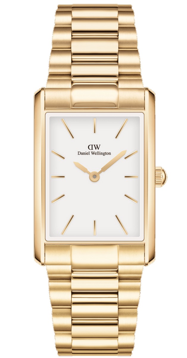 Daniel Wellington Bound 3 Link DW00100703 -  Kvarts - Gull - Dameklokker - Rustfritt stål - ledd m/pin - Mineral