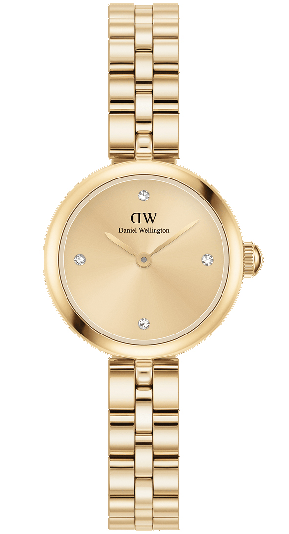 Daniel Wellington Elan Lumine DW00100718 -  Kvarts - Gull - Dameklokker - Rustfritt stål - ledd m/pin - Mineral