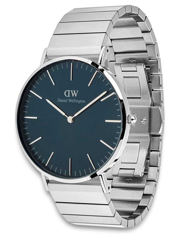 Daniel Wellington Classic Piano DW00100776 -  Kvarts - Sølv - Herreklokker - Rustfritt stål - ledd m/pin - Mineral