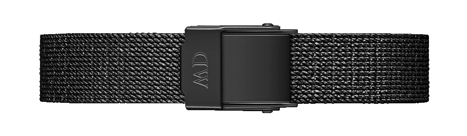 Daniel Wellington Wristband Quadro Petite Pressed Ashfield Black 10mm DW00200277 -   -  -  -  -