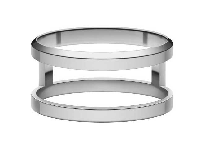 Daniel Wellington Ring Elan Dual Silver 58mm DW00400124 -   -  -  -  -