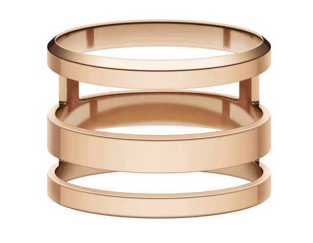 Daniel Wellington DW Elan Triad Ring 58 Rose Gold