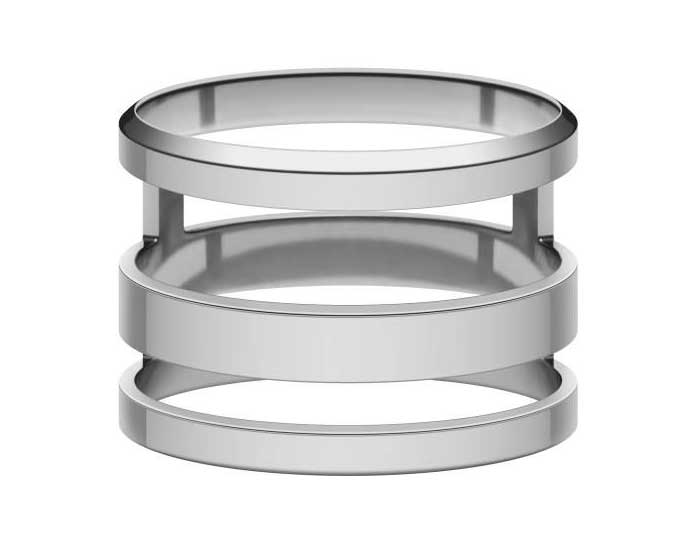 Daniel Wellington Ring Elan Triad Silver 50mm DW00400134 -   -  -  -  -
