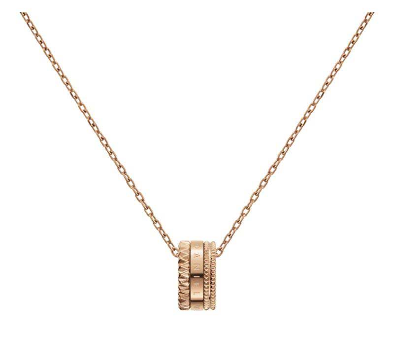 Daniel Wellington DW Elevation Necklace 45-49cm Rose Gold