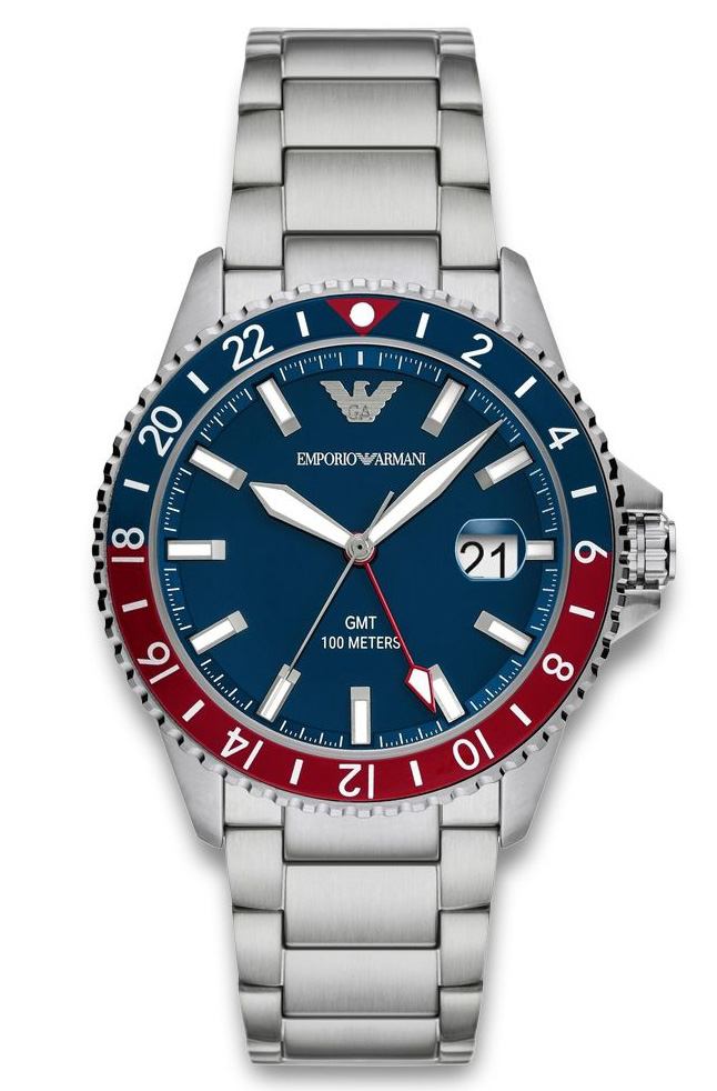 Herreklokke EMPORIO ARMANI AR11598 - Diver GMT (zi112a)