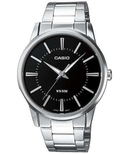 Klokker for Menn Casio MTP1303PD1AVEG Svart Sølv