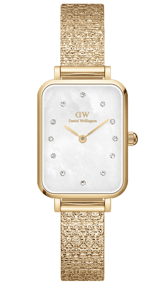 Daniel Wellington DW Watch Quadro Lumine Pressed Piano Gold 20x26mm