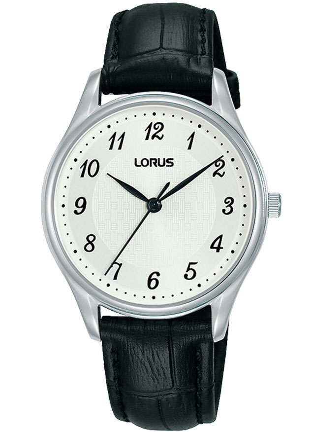 Lorus Ladies RG231UX9 -  Kvarts - Sølv - Dameklokker - Skinn - Mineral